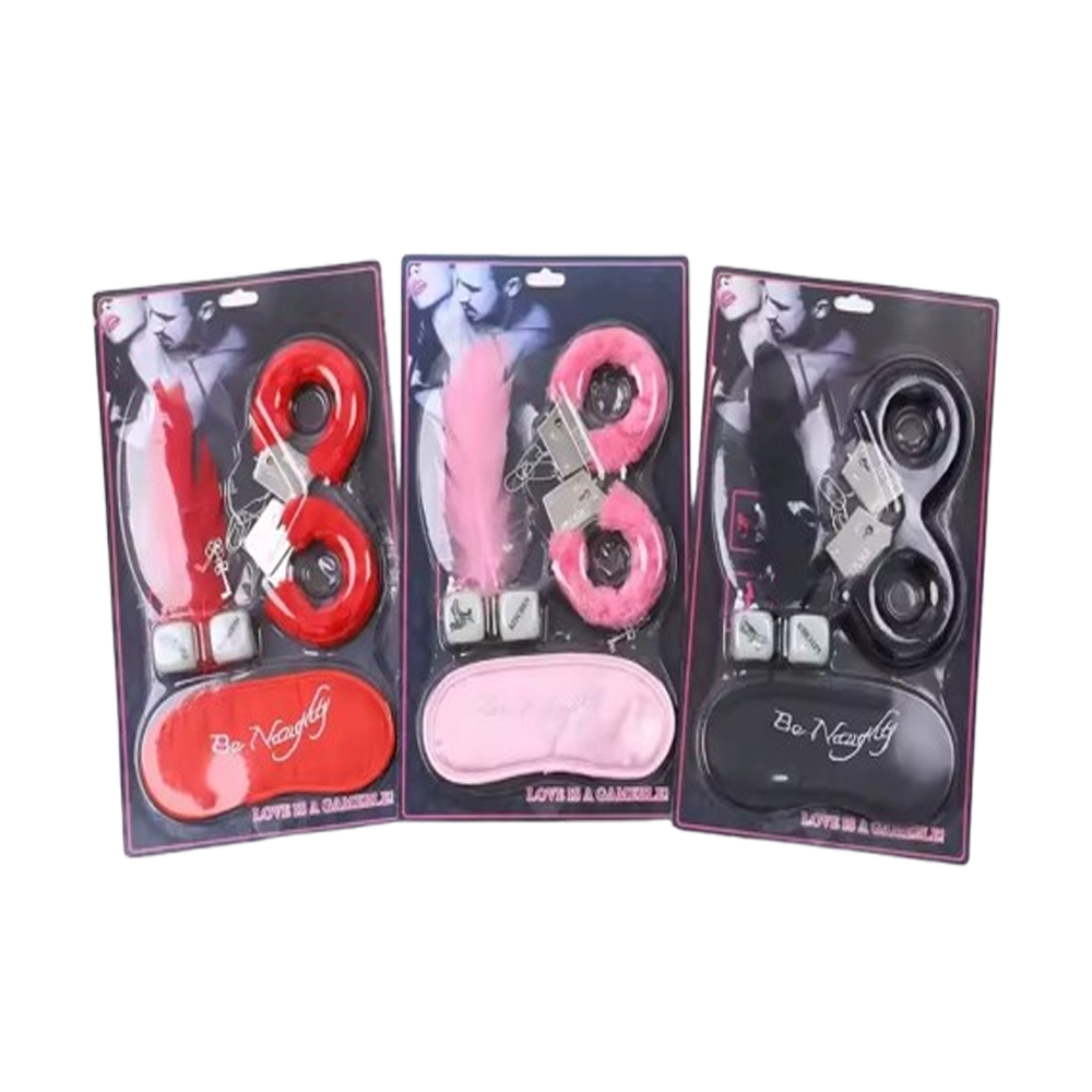 Generic Adult Plush Handcuffs Kit Erotic Toys Roleplay For Couplesimg