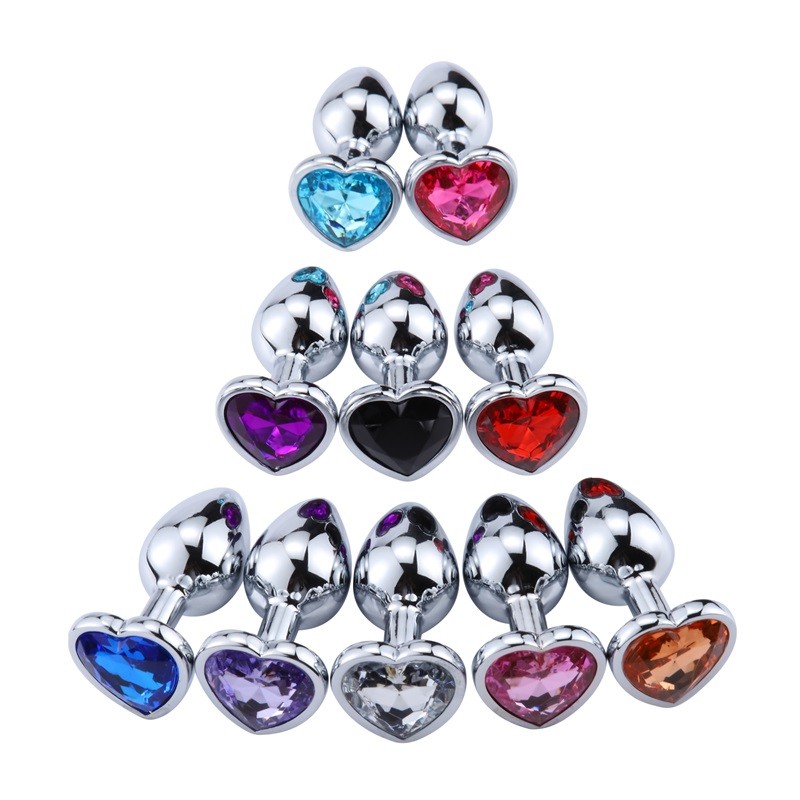 Heart Shaped Anal Plug Jewel Butt Plugimg