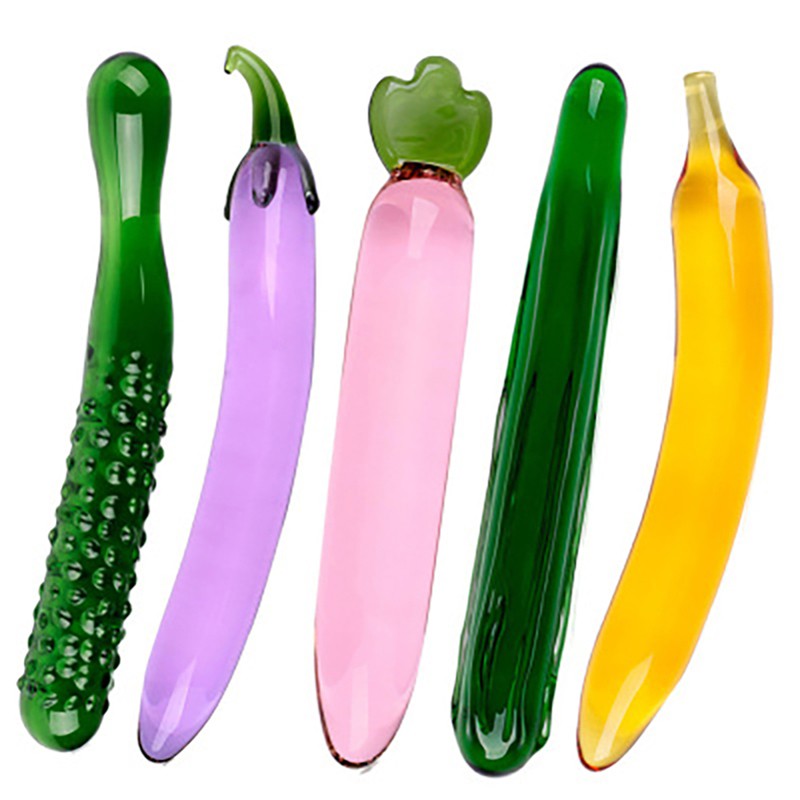 Glass Vegetables Dildo Sex Toysimg