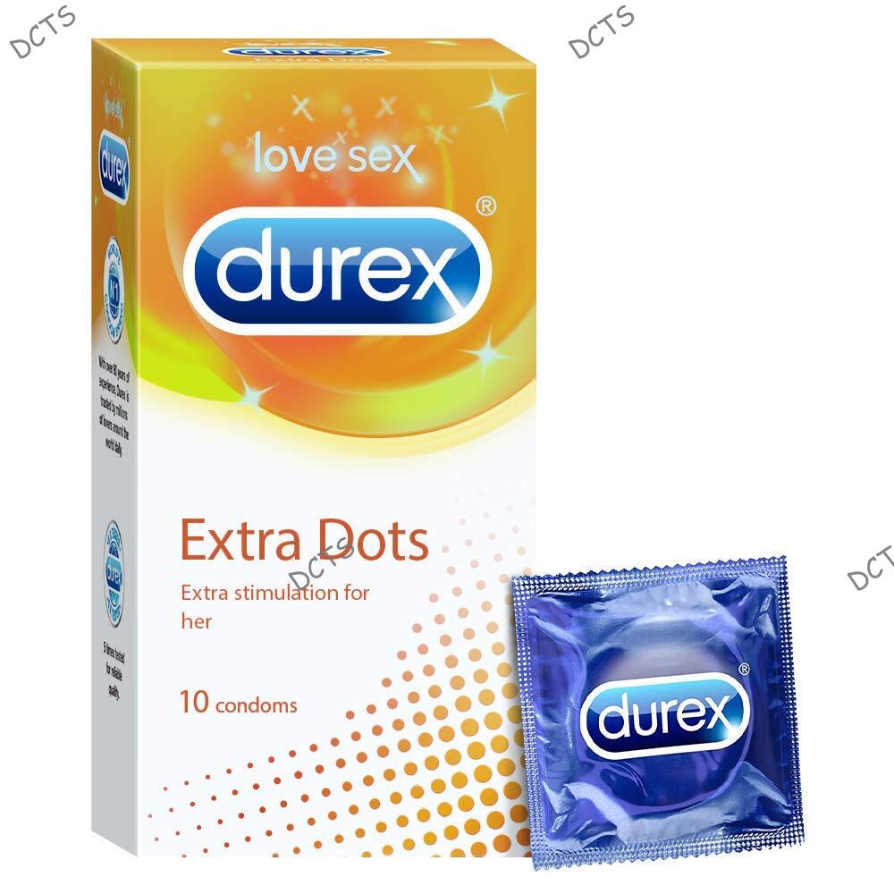 Durex Extra Dotted Condoms 10 Pcsimg