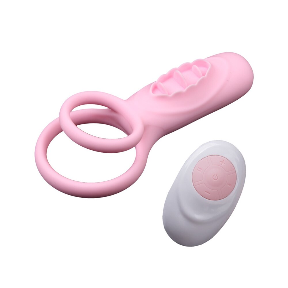 Wireless Silicone Penis Ring Vibrating Clitoris Vibrator Toys For Couplesimg