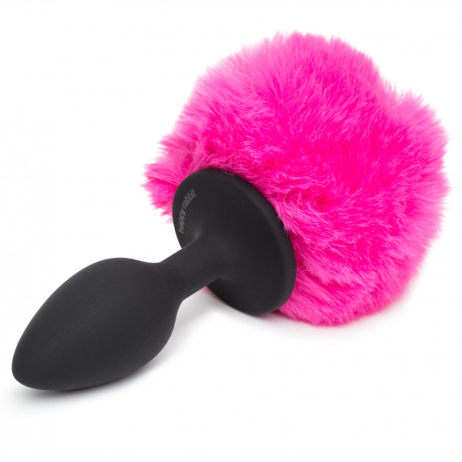 Pure Love Fluffy Bunny Tail, Silicone Butt Plug Adult Sex Toyimg