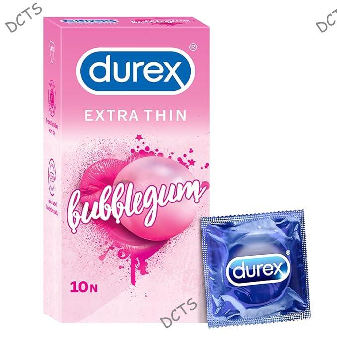 Durex Extra Thin Bubblegum Flavoured - 10 Condomsimg